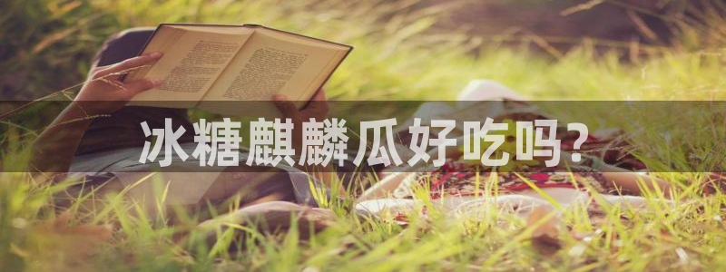 黑料曝光:冰糖麒麟瓜好吃吗?