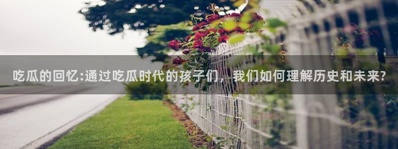 ccgg.ct今日吃瓜:吃瓜的回忆:通过吃瓜时代的孩子们,我们如何理解历史和未来?