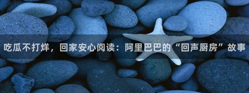 吃瓜什么意思:吃瓜不打烊,回家安心阅读:阿里巴巴的“回声厨房”故事